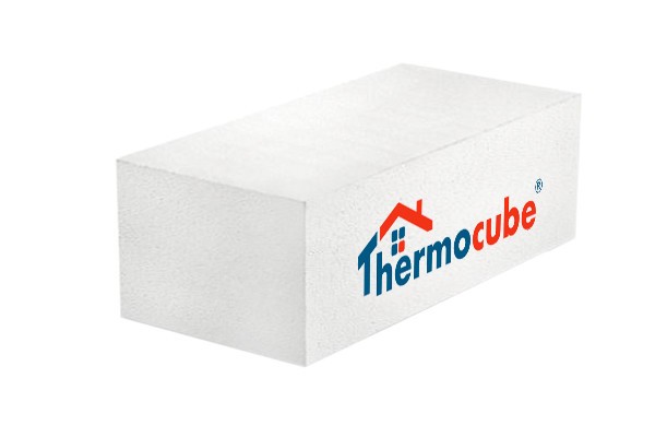 Газосиликатный блок Thermocube КЗСМ плотностью D400, шириной 400 мм, длиной 600 мм, высотой 200 мм.