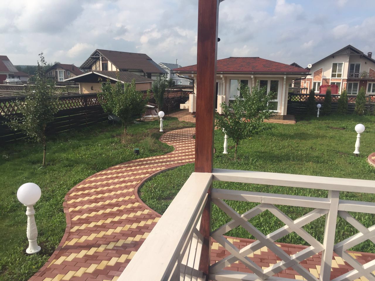 Тротуарная плитка BRAER II «Прямоугольник» КРАСНЫЙ